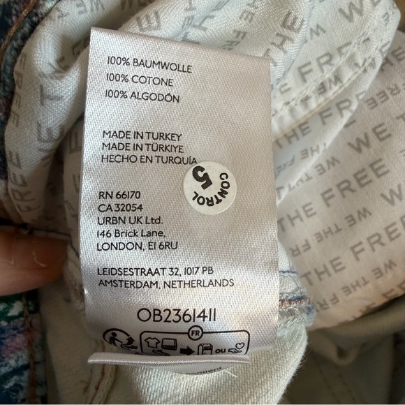 NWT Free People We The Free Tennessee Low-Rise Illusions Jeans - Picture 14 of 14